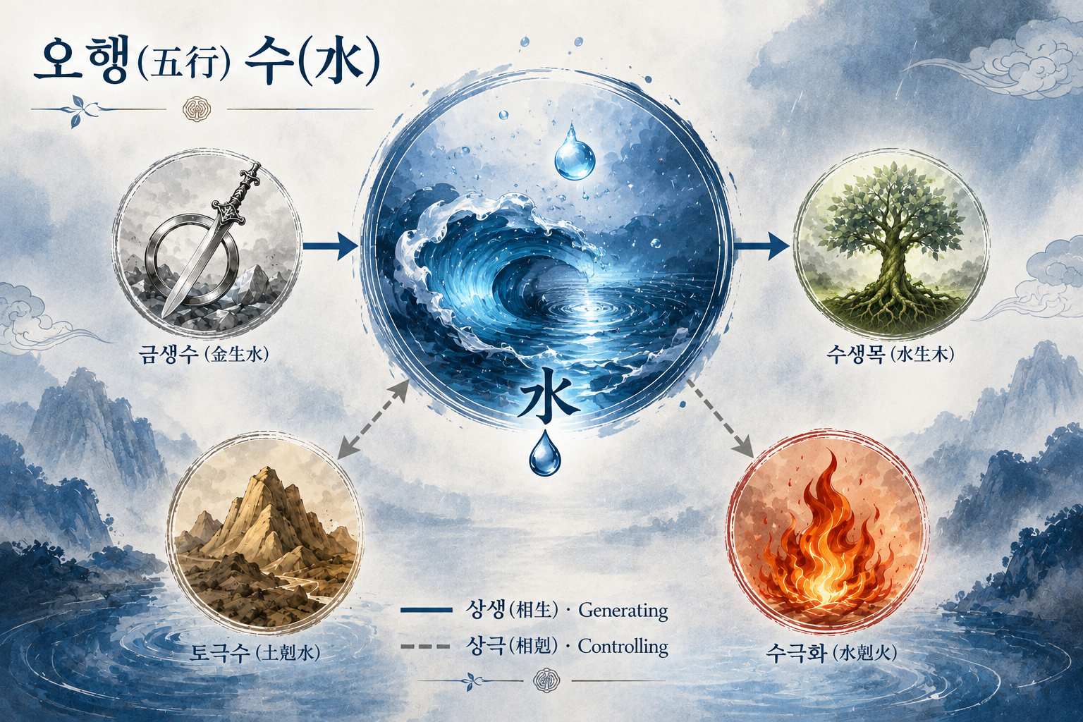 기초사주 오행 3편: 수(水)