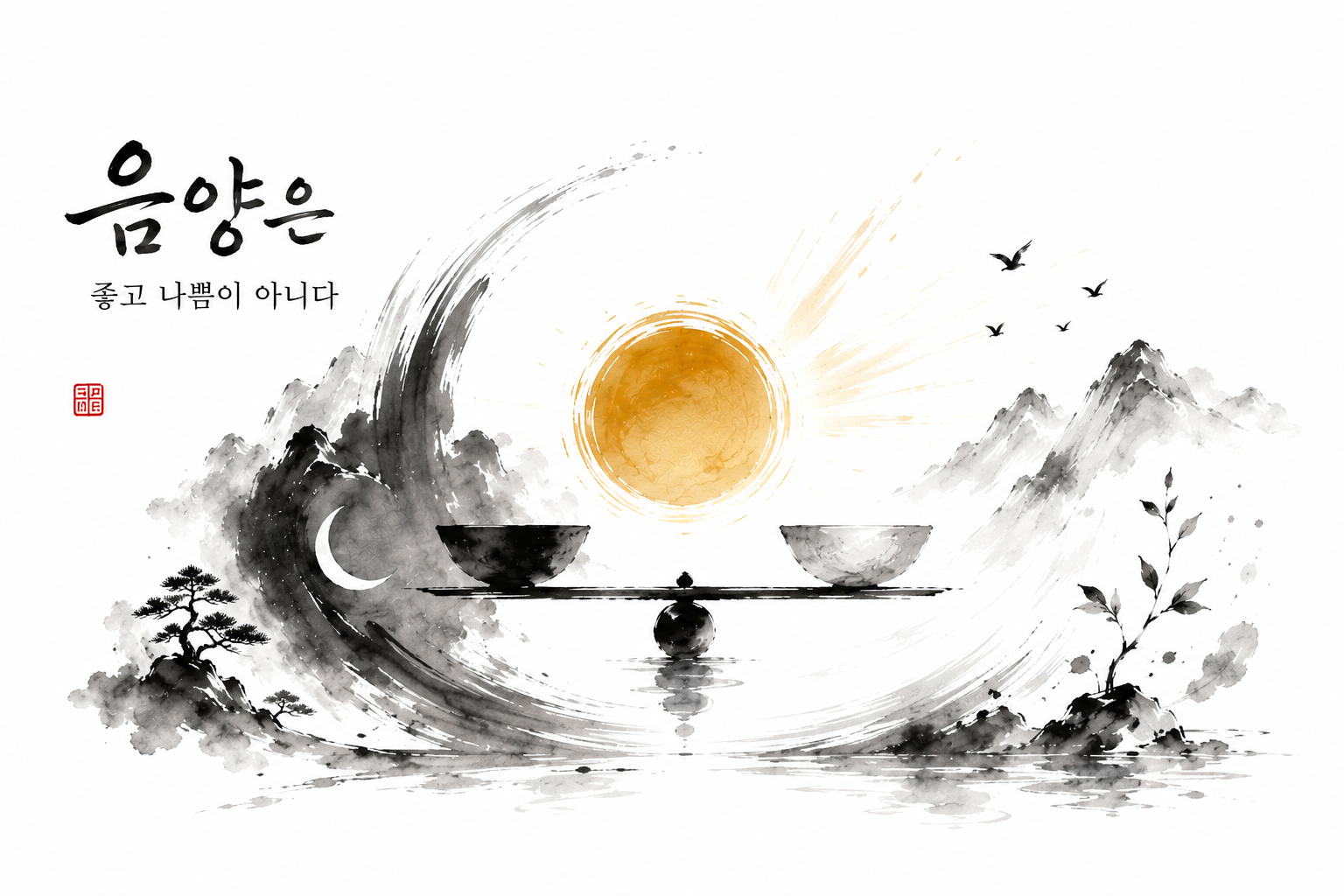 사주기초 음양 4 : 음양은 좋고 나쁨이 아니다