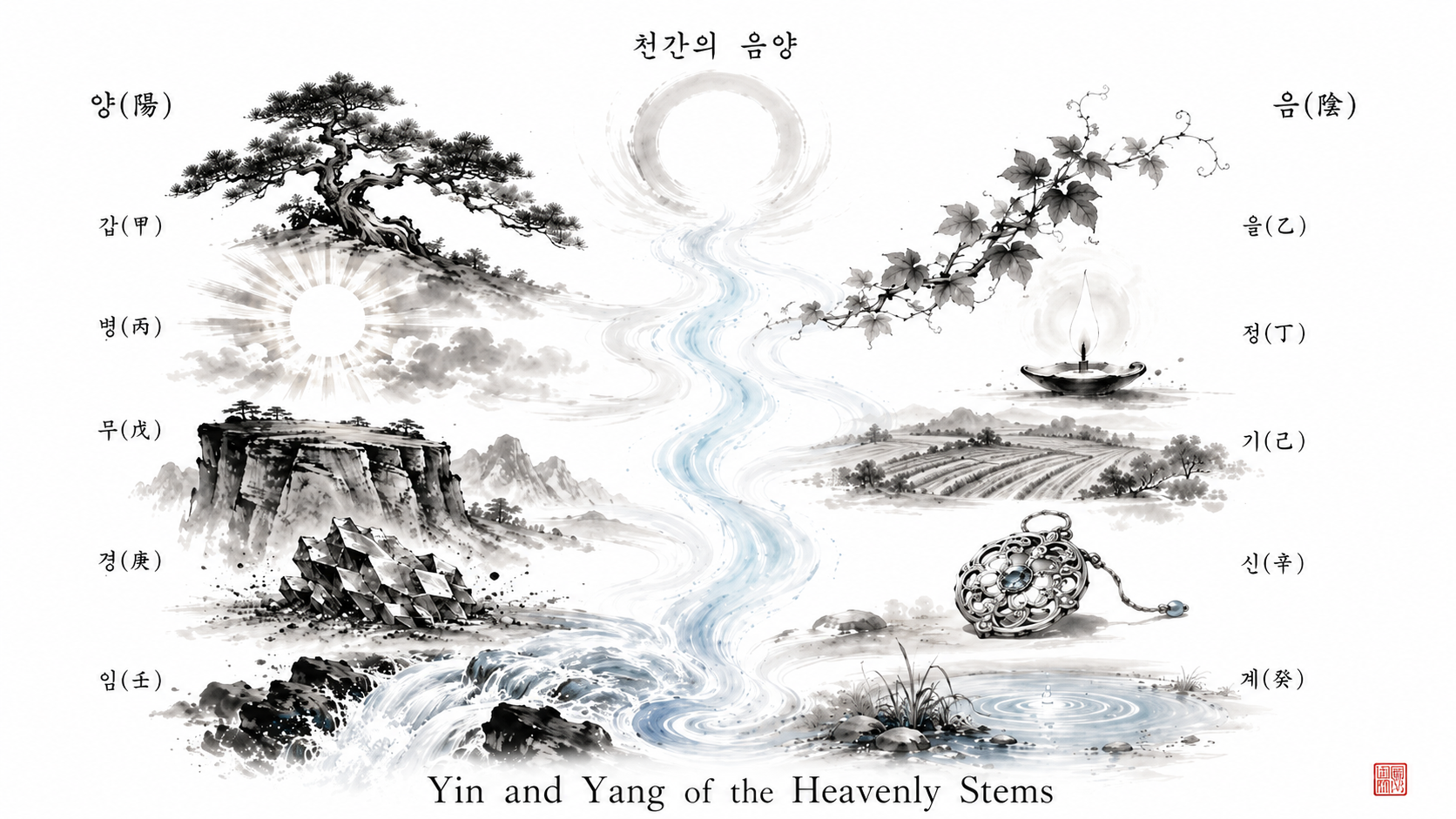 사주기초 음양 6: 천간의 음양