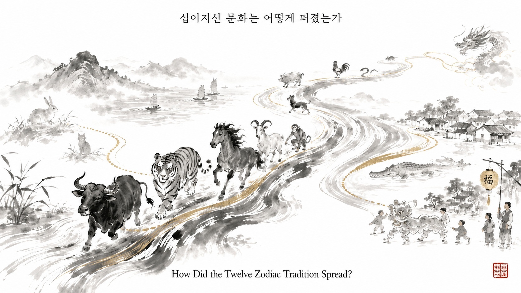 사주와문화 동양운세문화 6: 십이지신 문화는 어떻게 퍼졌는가