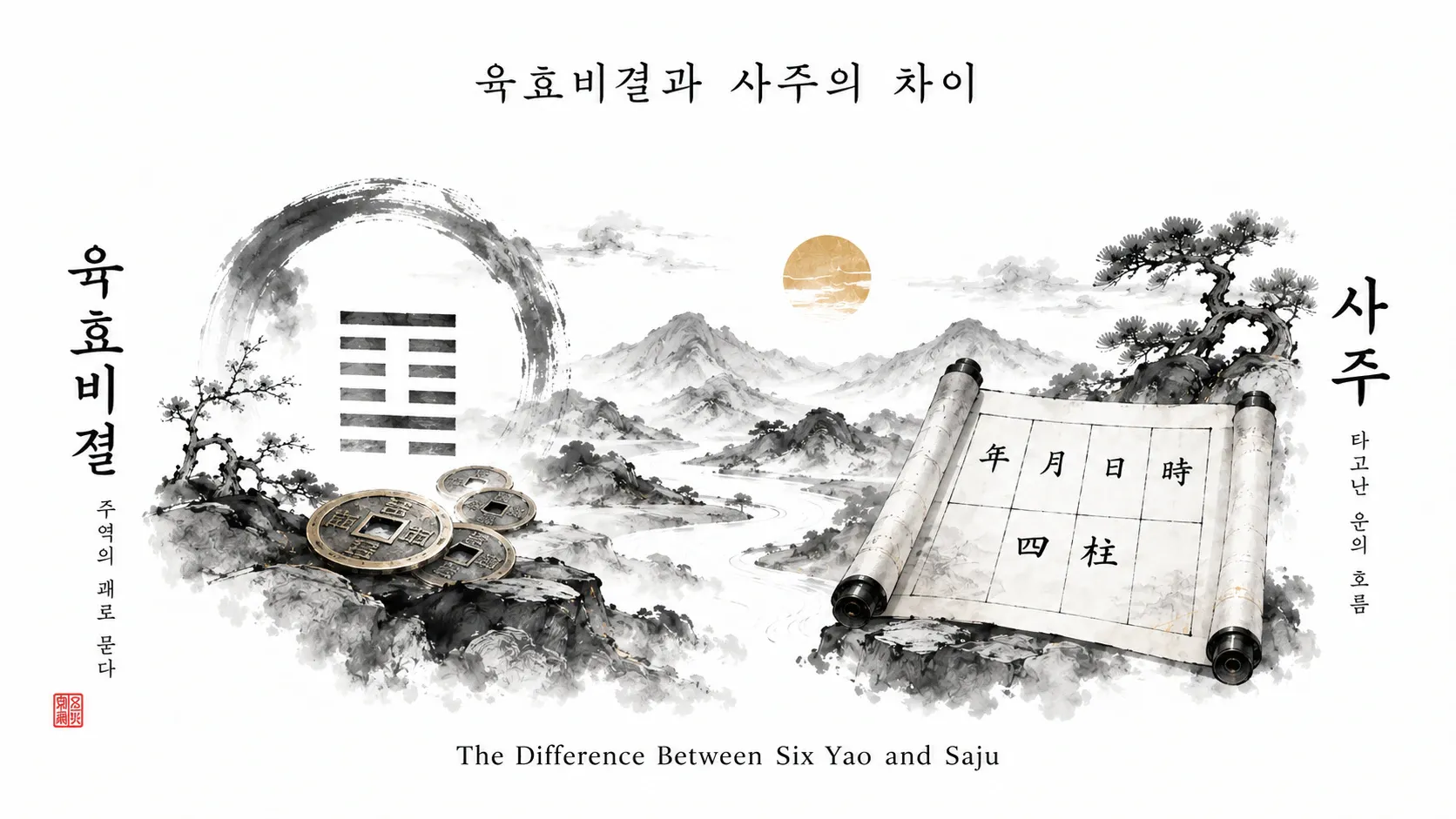 Serie sobre la cultura oriental de la adivinación 12: Diferencias entre el Yukhyo y los Cuatro Pilares