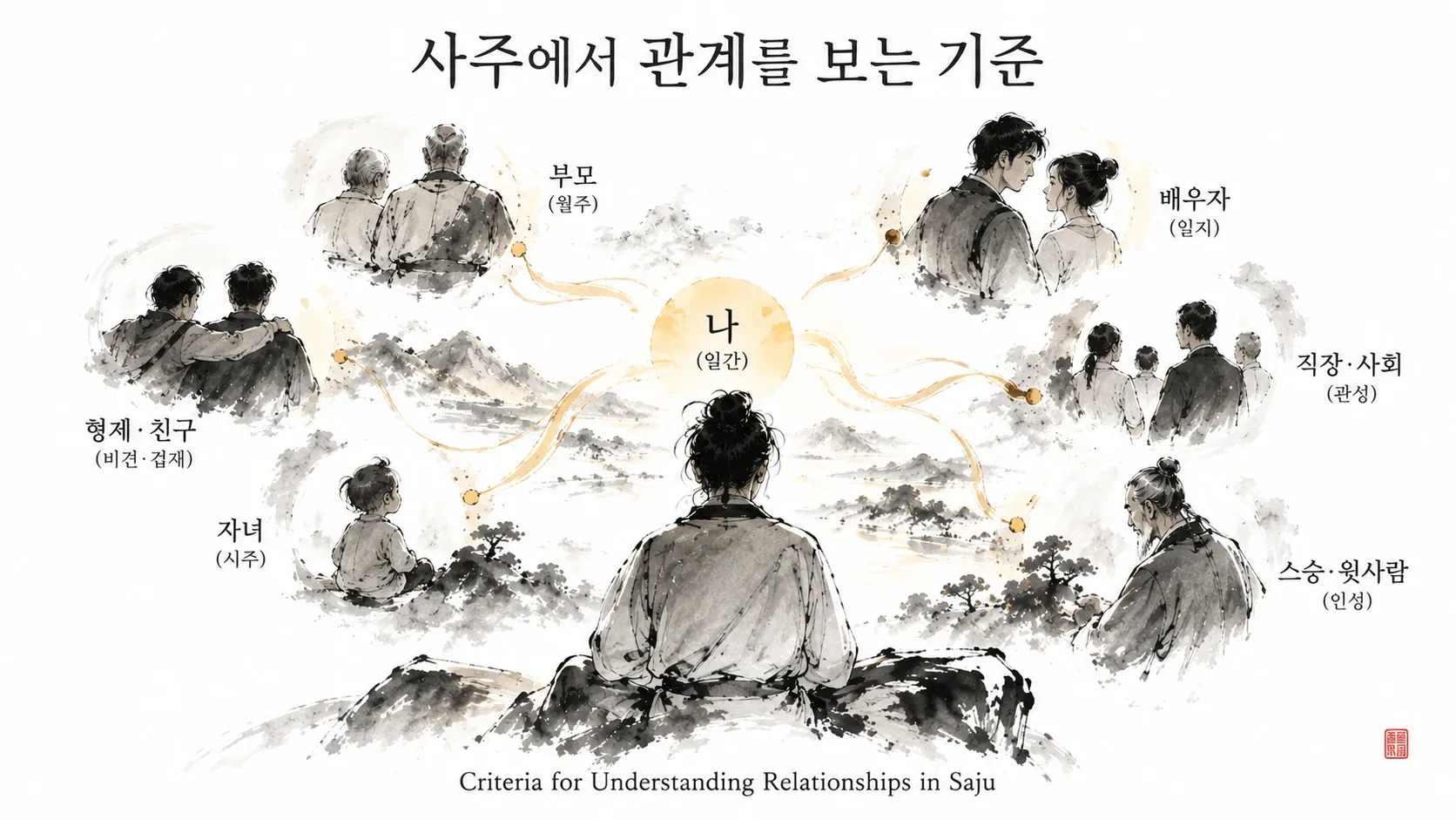 사주와삶 관계와사주 1: 사주에서 관계를 보는 기준