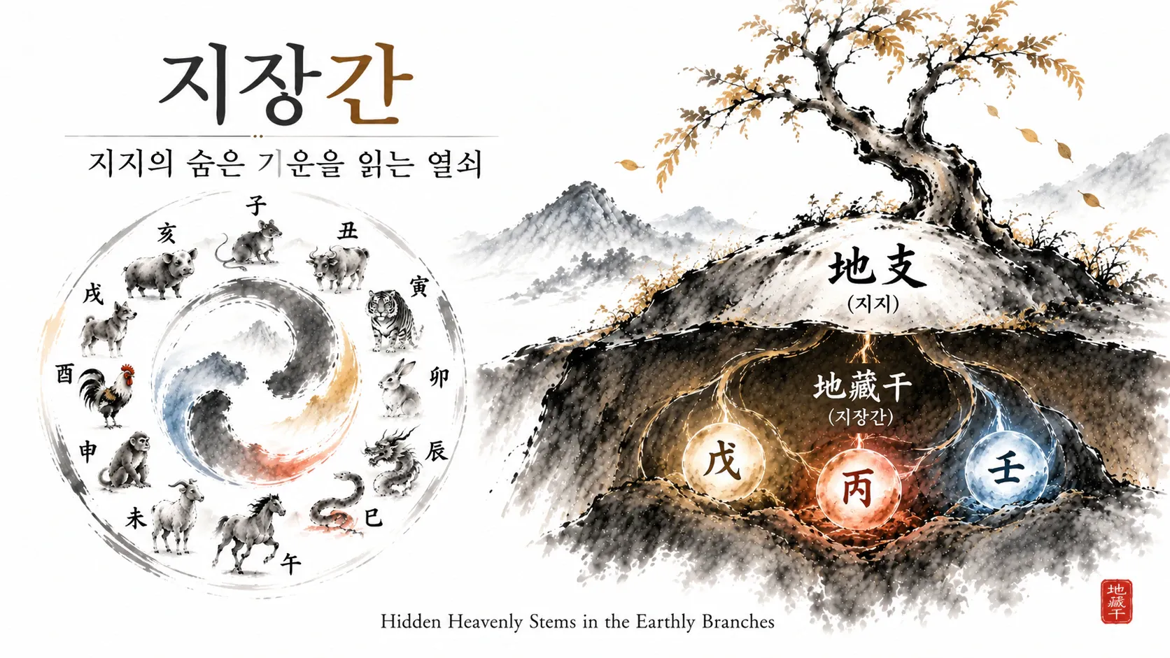 사주기초 지지 15: 지장간